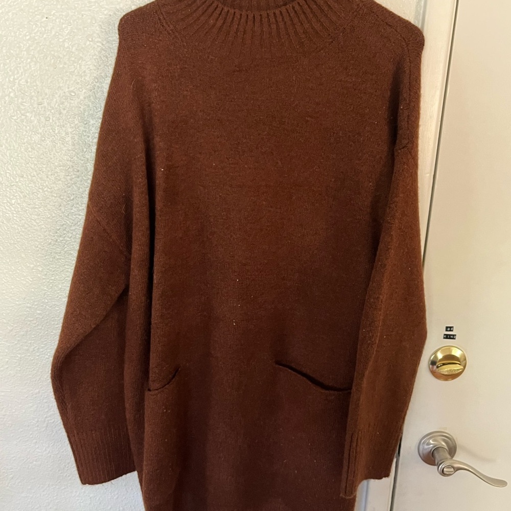 Forever 21, Womens Marled sweater dress, small. Cocoa color